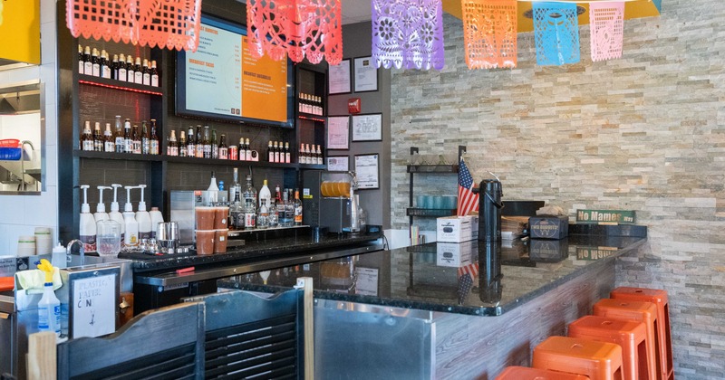 Interior, bar with stools