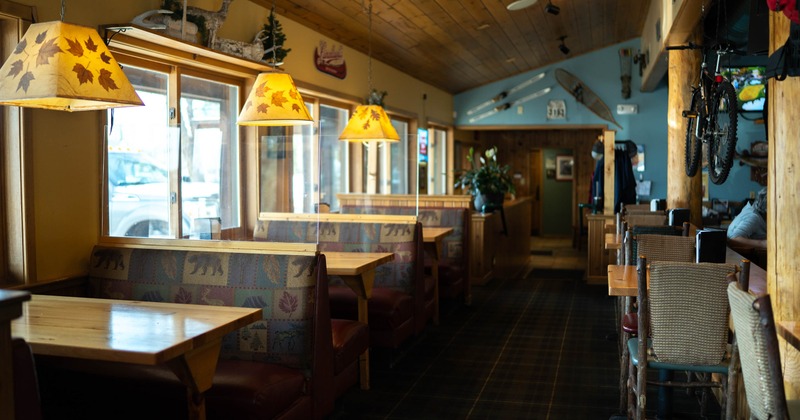 Interior dining space