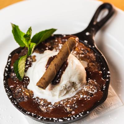 Oatmeal Chocolate Chip Cookie Dough Skillet photo