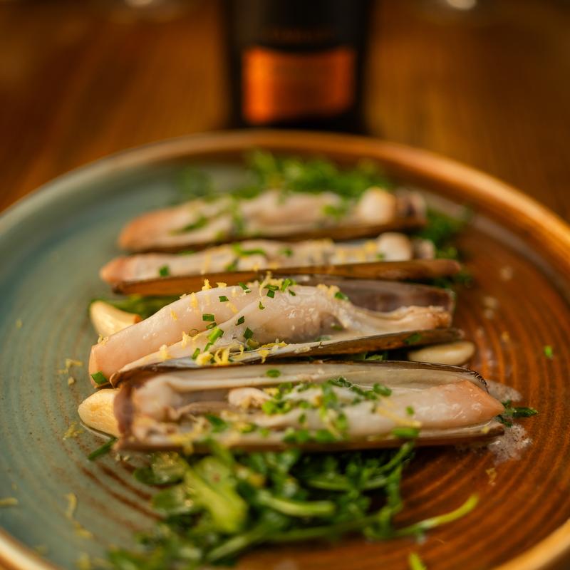 menu item 10 of 14, Razor Clams & Citrus