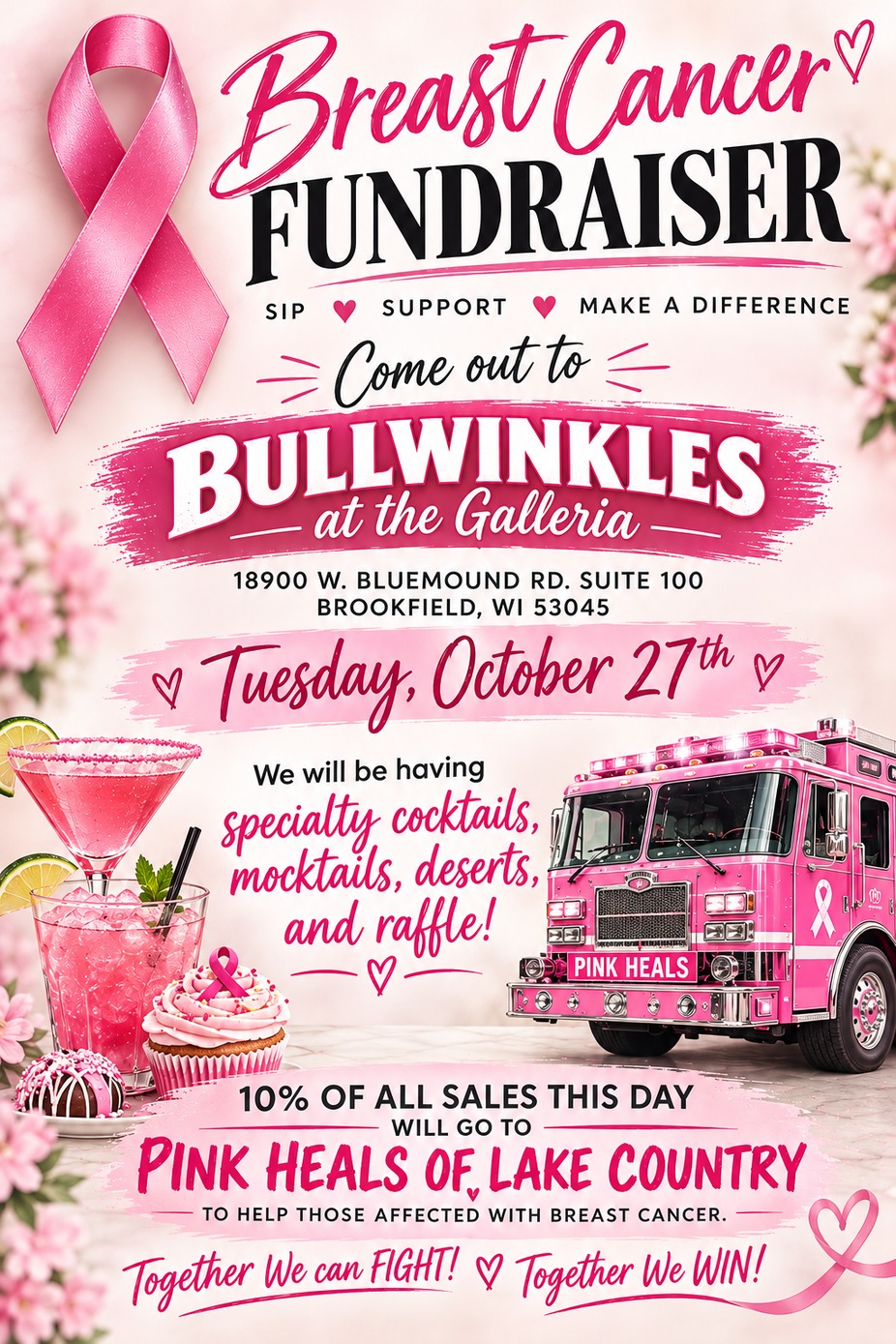 🎀💕 SIP PINK. SUPPORT PINK. MAKE A DIFFERENCE! 💕🎀 event photo