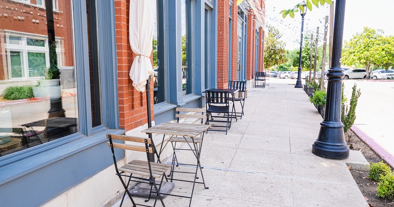 Outdoor seating area
