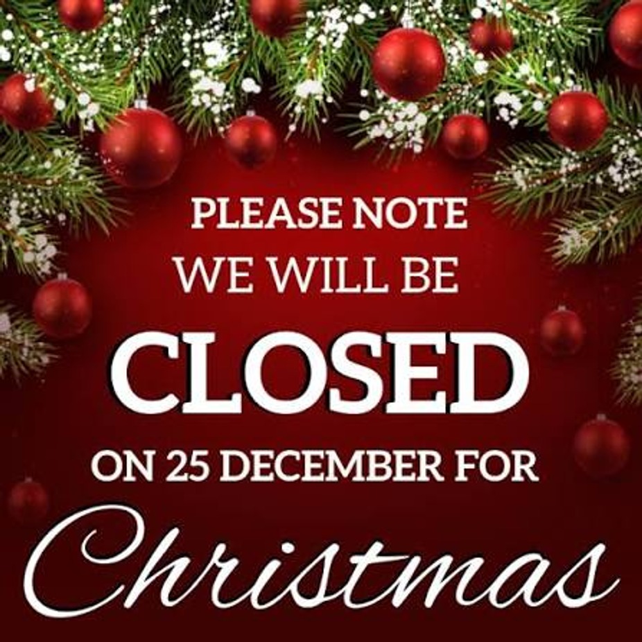 Closed Christmas Day event photo
