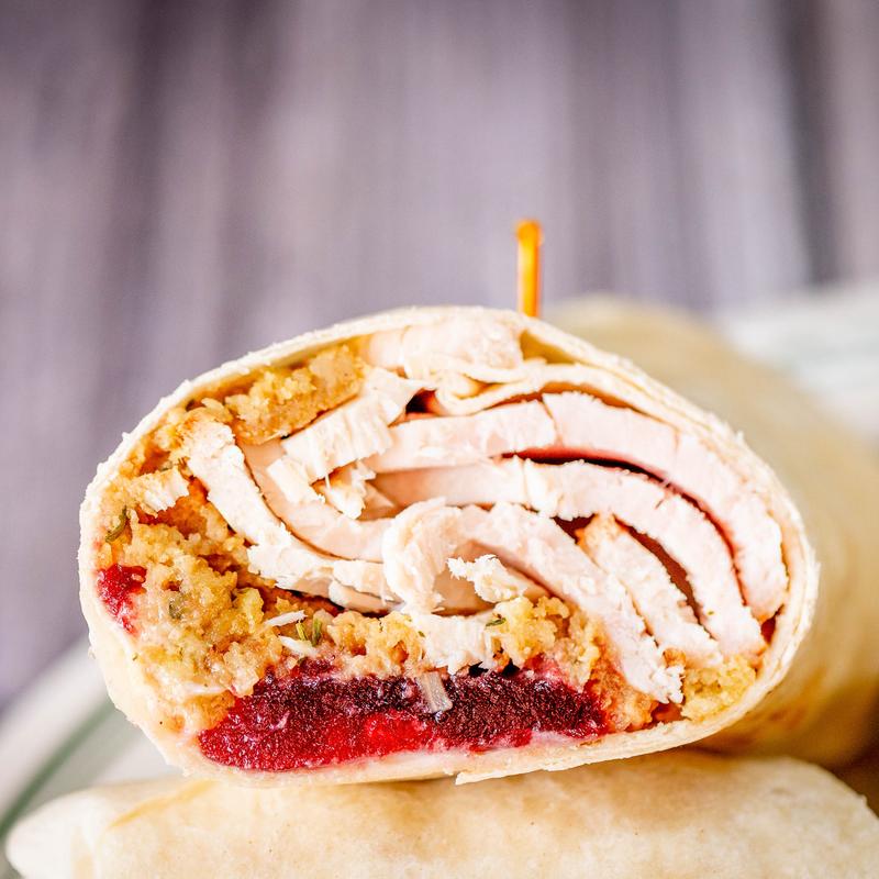 menu item 9 of 12, Thanksgiving Wrap