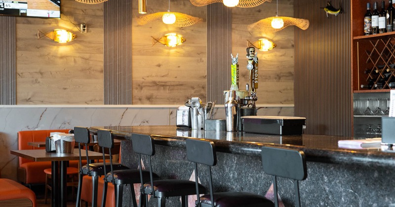 Interior, bar with stools