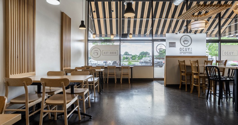 View of a dining and seating space