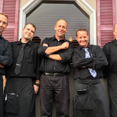 Five Musketeers on duty.