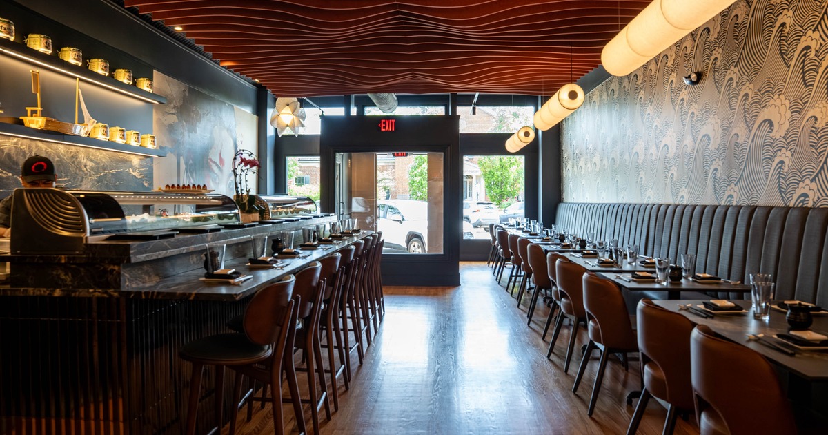 Interior, main dining area