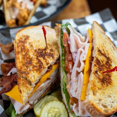 Ultimate turkey BLT sandwich.