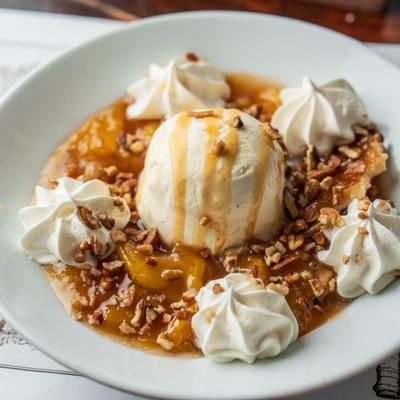 Peach Cobbler.