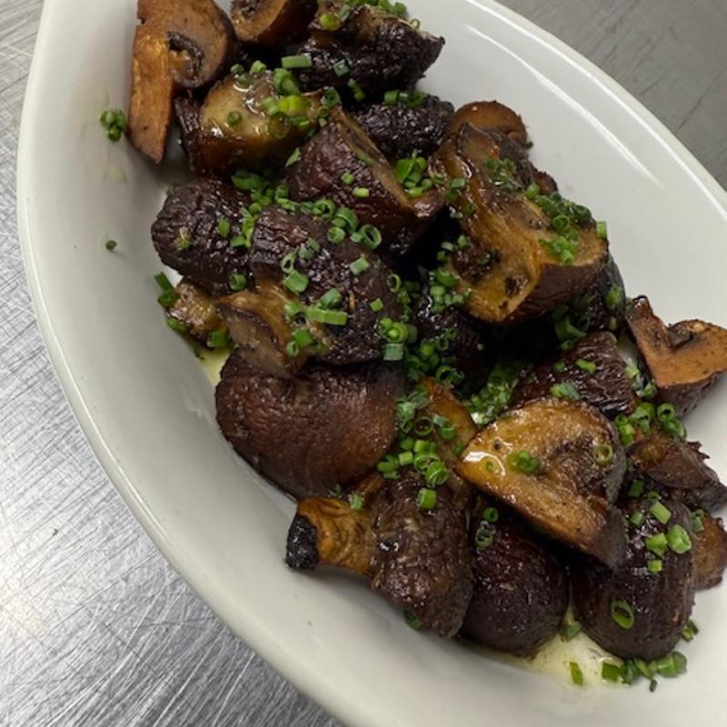 SIDE:  Roasted cremini mushrooms photo