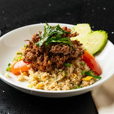 Thai Herbal Chicken Fried Rice.