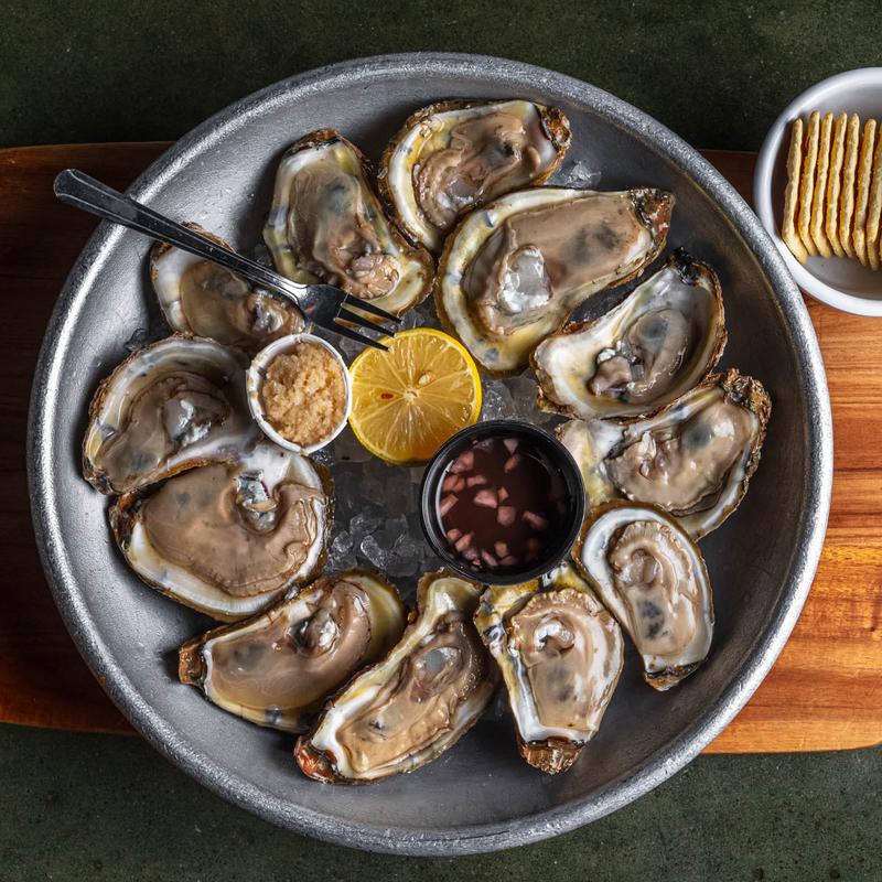 Raw Oysters Half Shell* photo