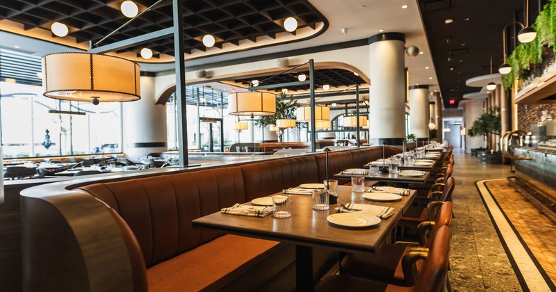 Interior seating area