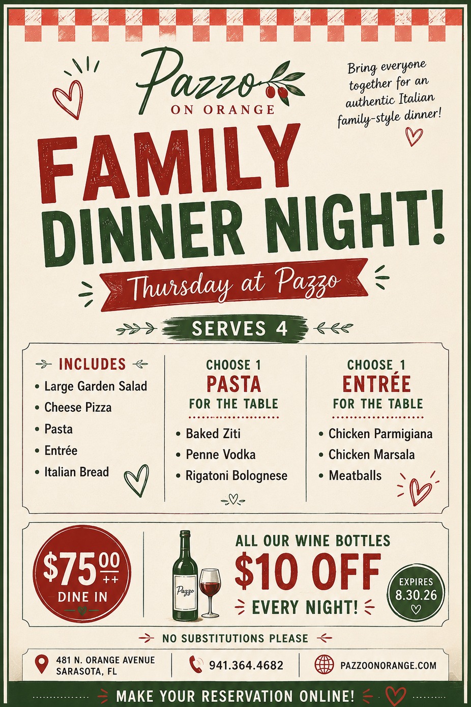 Thursday September 3rd Special 1