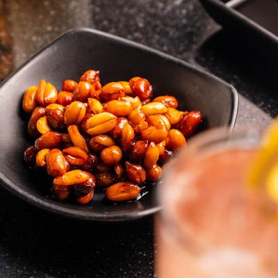 Braised Peanuts, served