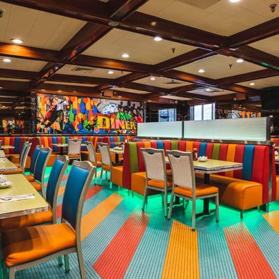 Seating booths and chairs