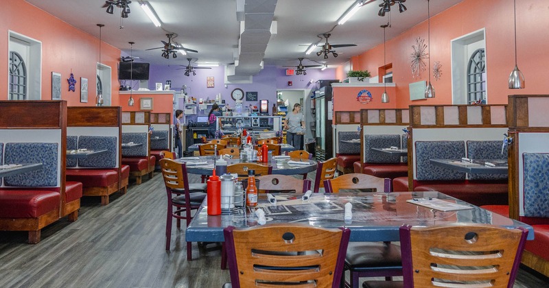 Interior, dining area