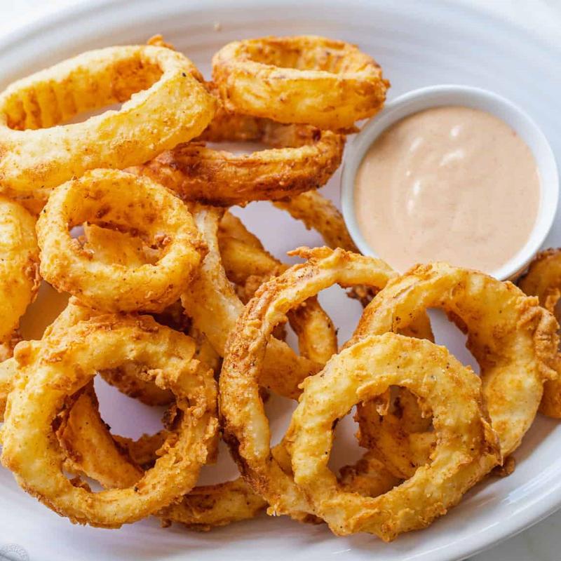 Hand Breaded Onion Rings photo