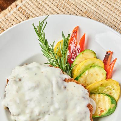 A Fried chicken serving.