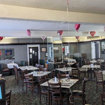 View at the retaurant's interior.