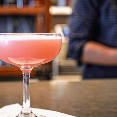 Pink Paloma Cocktail.