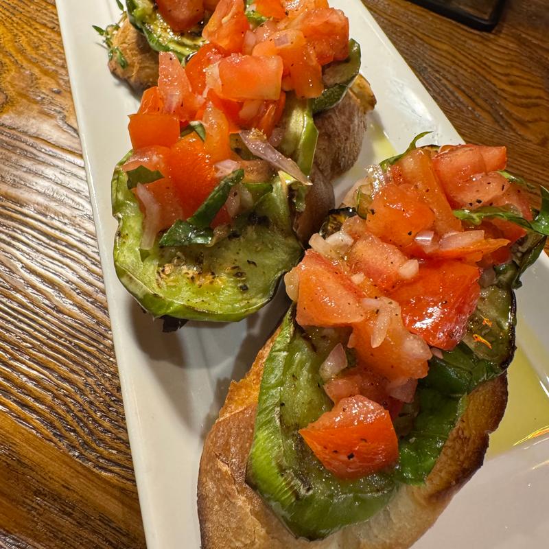 Eggplant & Tomato Bruschetta photo