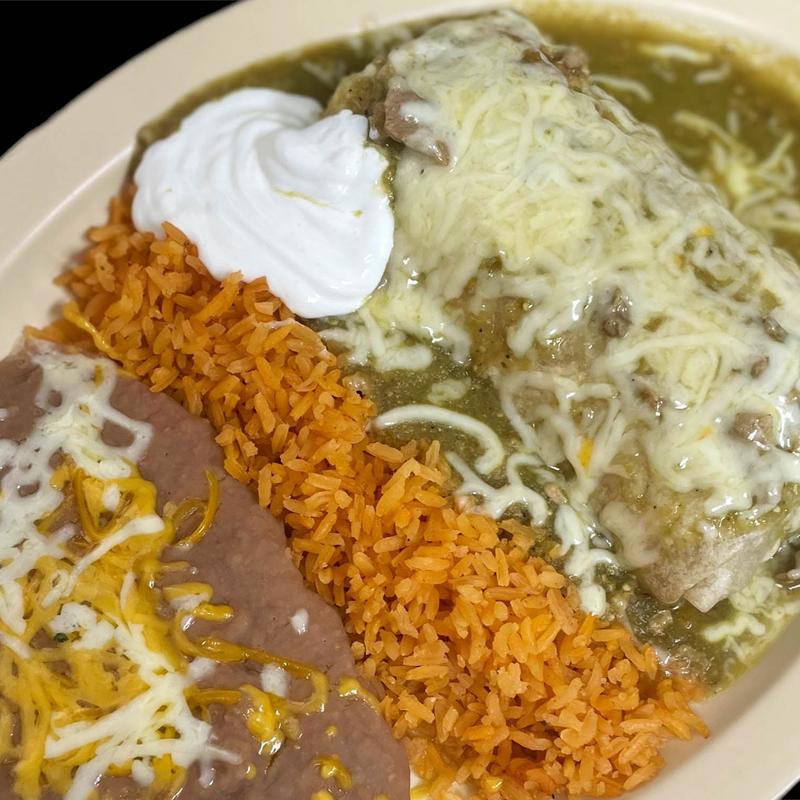 Smothered Green Chile Burrito photo