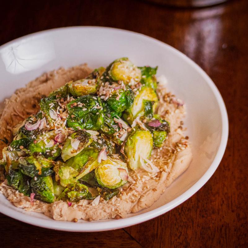 Apple Bourbon Brussel Sprouts photo