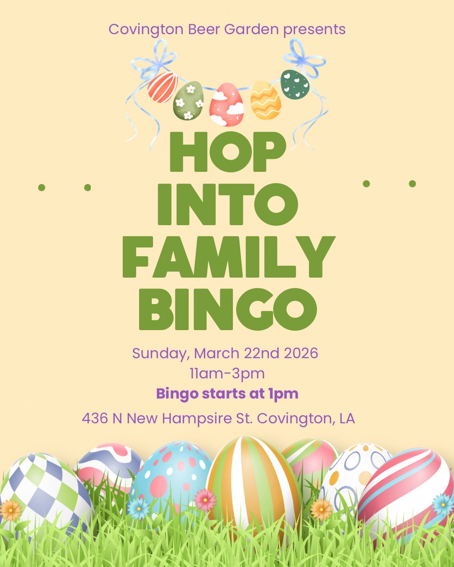 Hop Into Family Bingo event photo