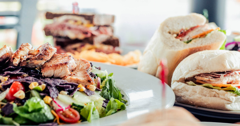 Different types of food on the table