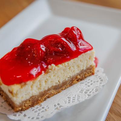 Strawberry cheesecake.