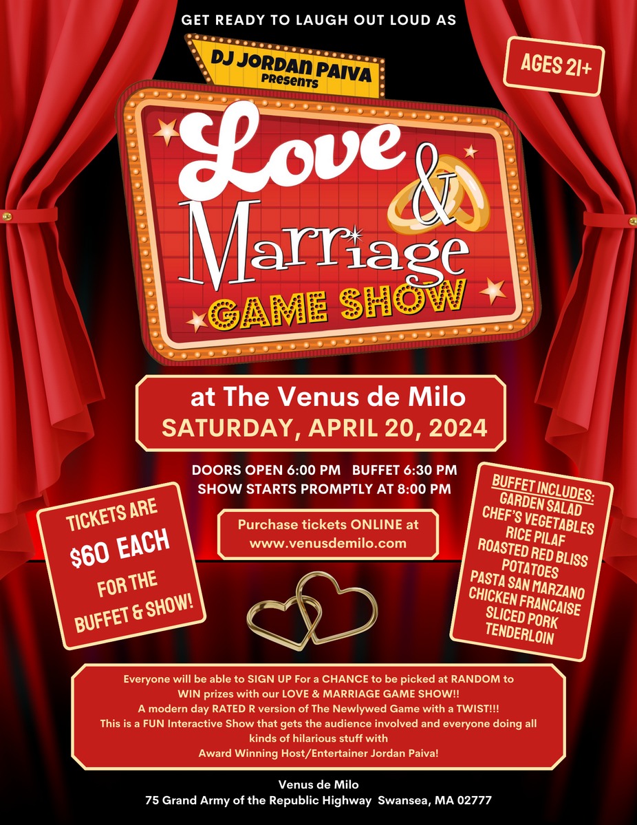 DATE NIGHT! Love & Marriage Dinner and Gameshow event photo