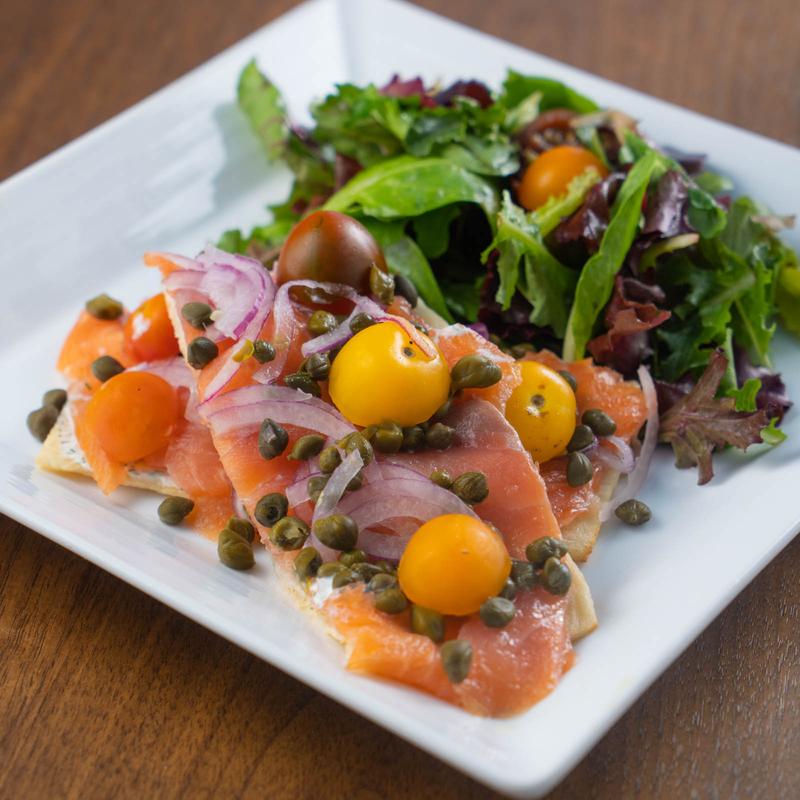 Chilled Smoked Salmon Flat Bread photo