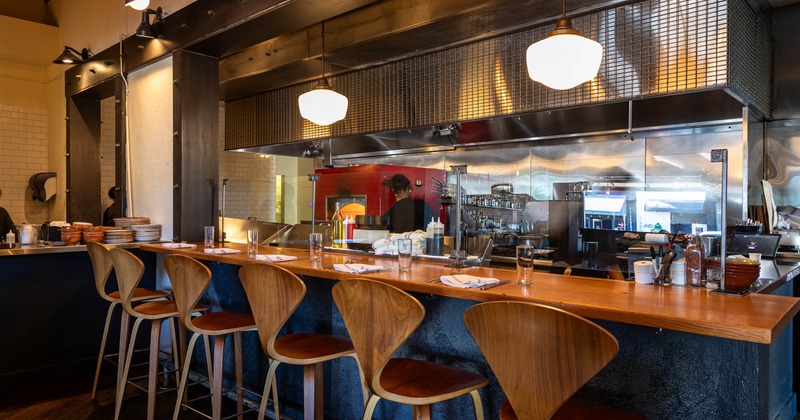 Inside area, bar space