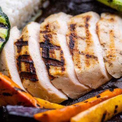Grilled chicken breast.