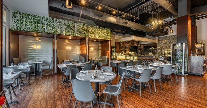 Interior seating area