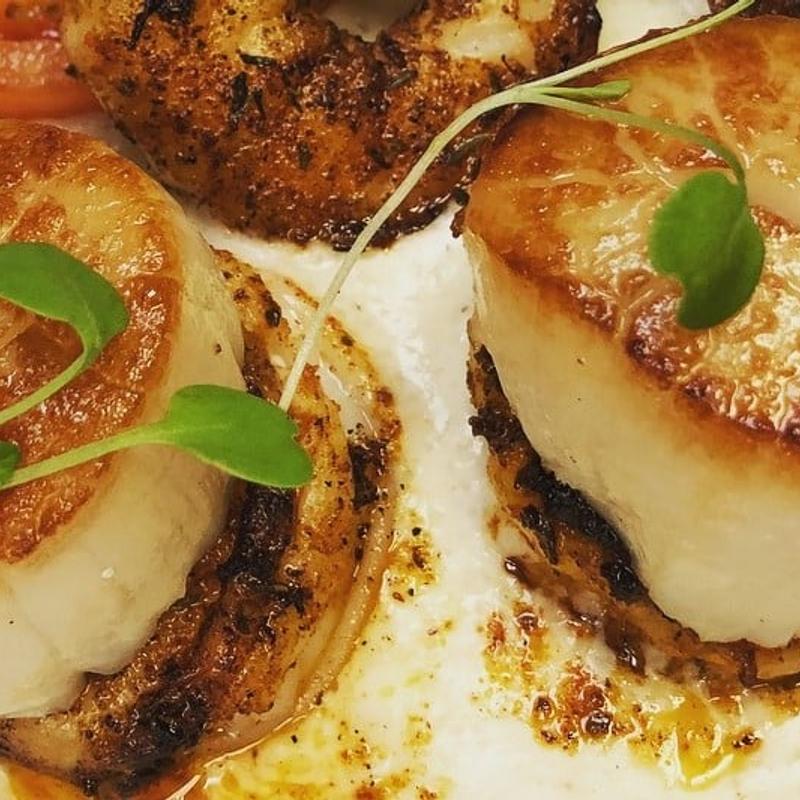 Seared Sea Scallops* (GF) photo
