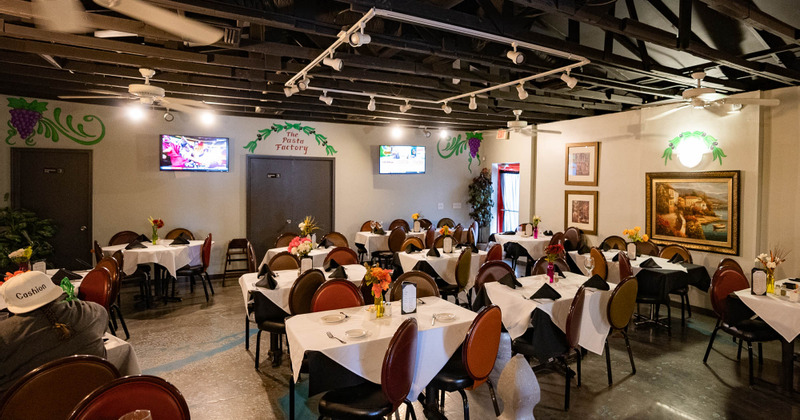 Tables ready for guests