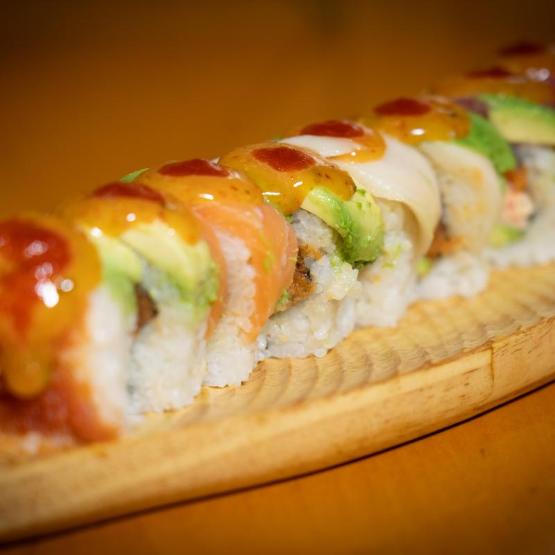 menu item 4 of 4, Rainbow Roll