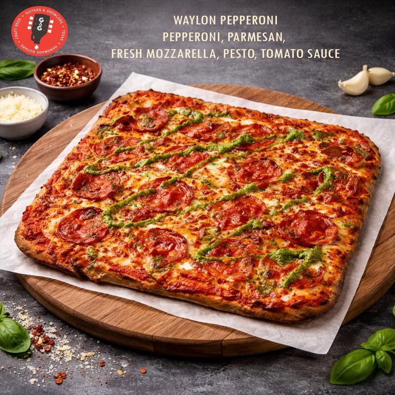 menu item 11 of 47, The Waylon Pepperoni Flatbread