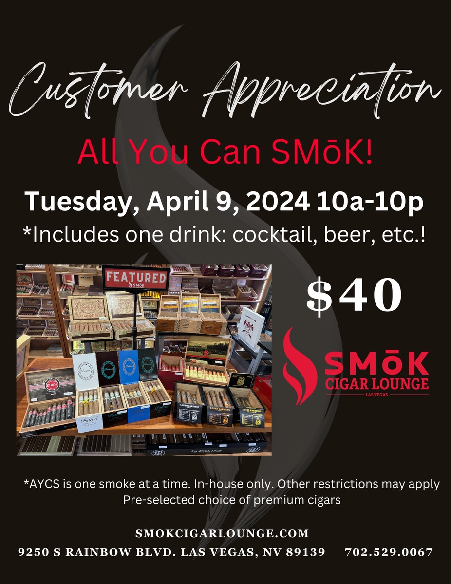 Customer Appreciation Day - All You Can SMōK event photo