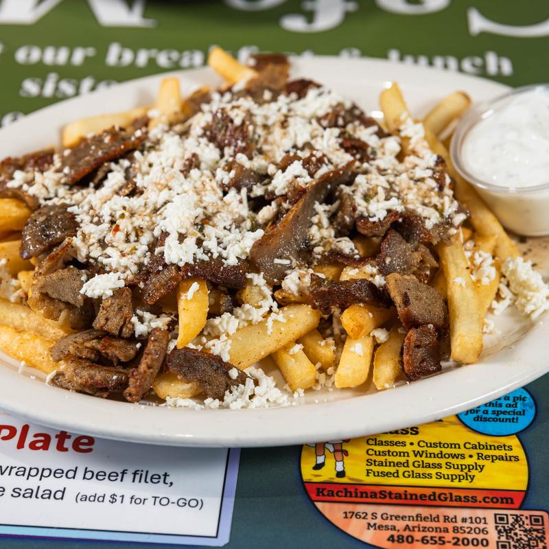 menu item 1 of 14, Loaded Greek Fries