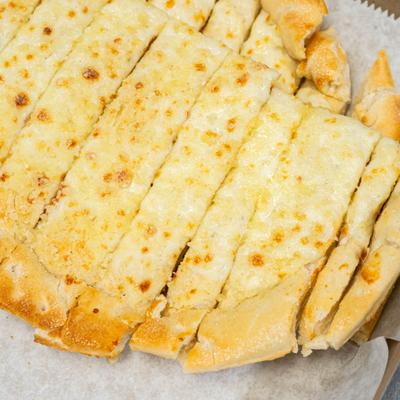 Cheese breadsticks, close-up.