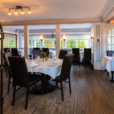 Interior, dining area.