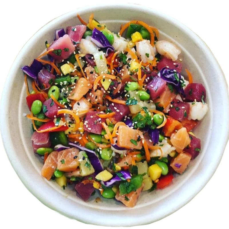 2 Proteins -BYO Poke Bowl photo