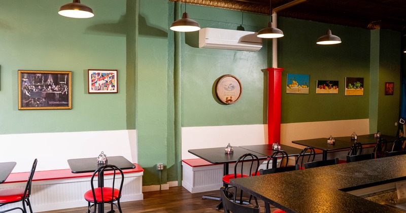 Interior, seating area