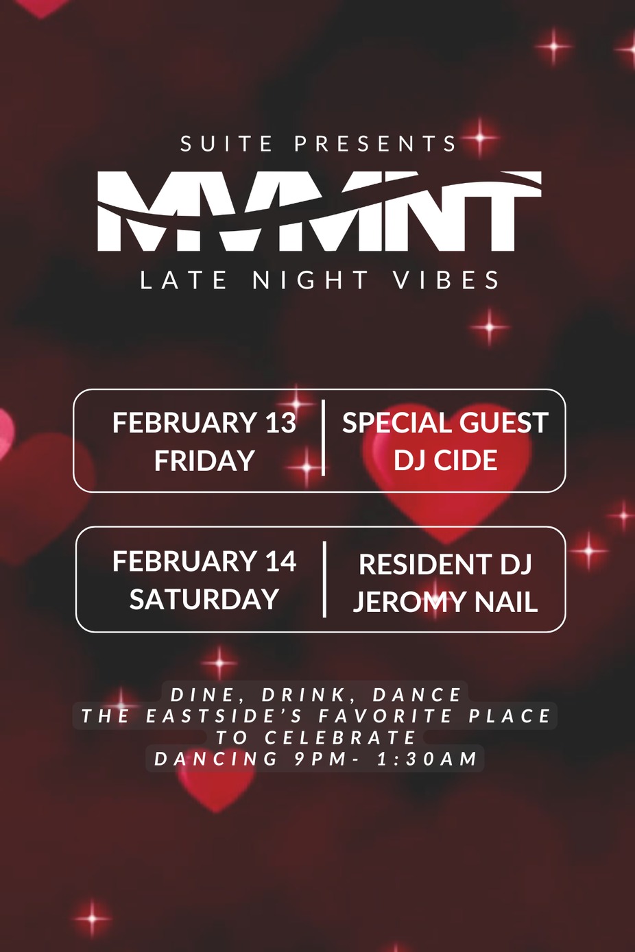 MVMNT ~ DJ's & Dancing at Suite! event photo