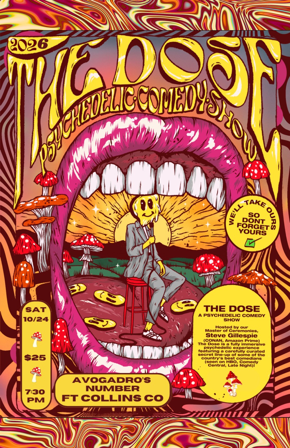The Dose : Psychedelic Comedy Show event photo