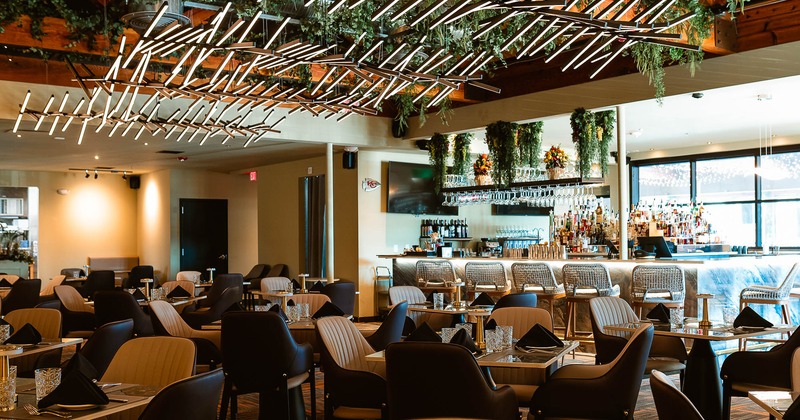 Interior, dining area